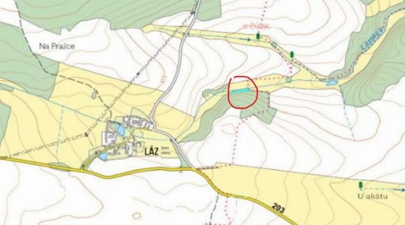 Prodej pozemku, Kladruby, 1234 m2