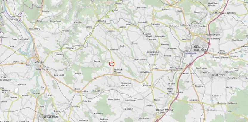 Prodej lesa, Mělnické Vtelno, 14454 m2