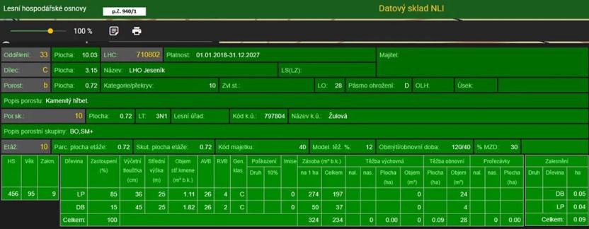 Prodej podílu lesa, Žulová, 7174 m2