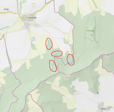 Prodej pozemku, Hradiště, 9237 m2
