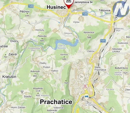 Pronájem obchodního prostoru, Husinec, Jeronýmova, 20 m2