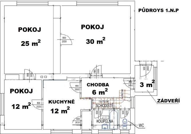 Prodej rodinného domu, Luhačovice, Úprkova, 120 m2