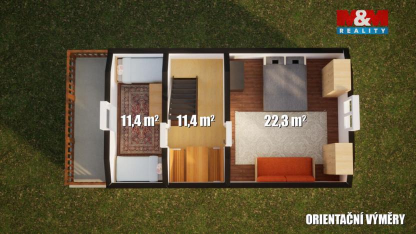 Prodej rodinného domu, Ústí nad Labem - Vaňov, Vaňovská, 75 m2