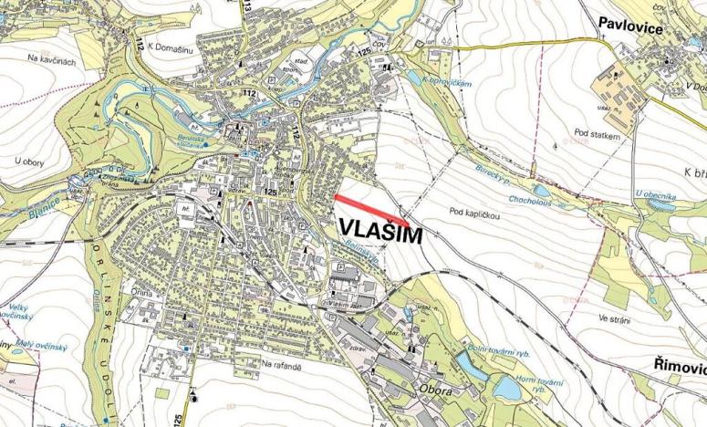 Prodej podílu pozemku pro bydlení, Vlašim, 2577 m2