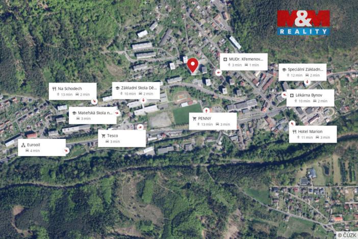Prodej bytu 3+1, Děčín - Děčín IX-Bynov, Sokolská, 67 m2