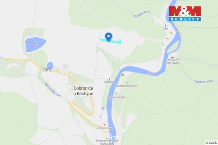 Prodej pole, Dobronice u Bechyně, 9873 m2