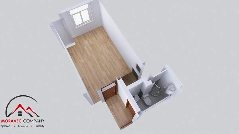 Pronájem bytu 1+kk, Ostrava, Palackého, 26 m2