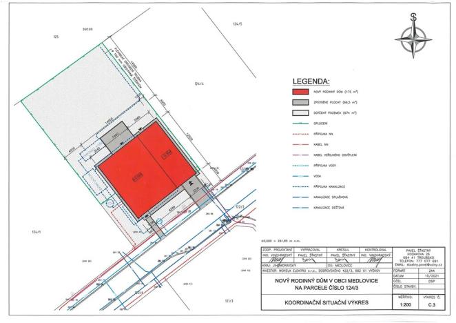 Prodej pozemku pro bydlení, Medlovice, 674 m2