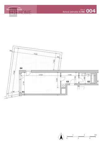 Prodej bytu 1+kk, Karlovy Vary, 39 m2
