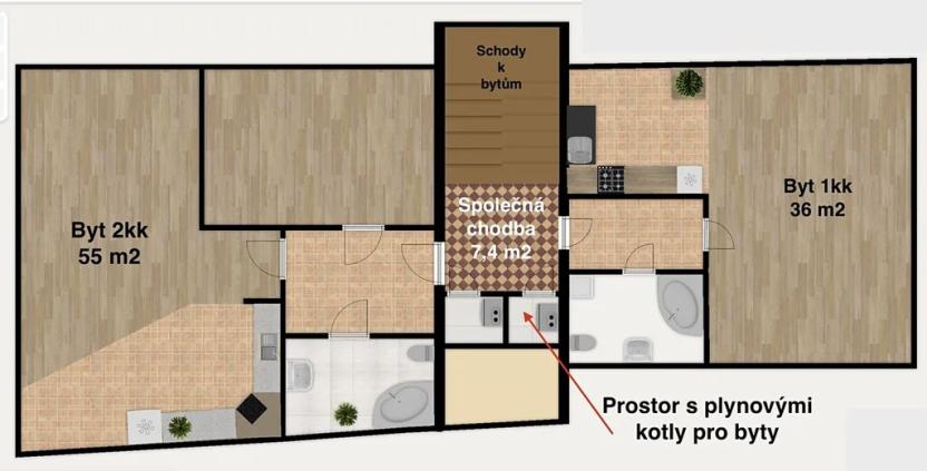 Prodej bytu 1+kk, Kutná Hora, Václavské náměstí, 36 m2