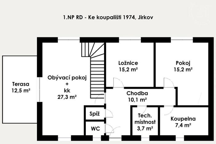 Prodej rodinného domu, Jirkov, Ke Koupališti, 157 m2