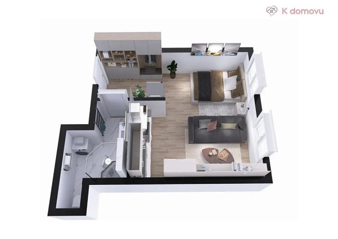 Prodej bytu 1+kk, Přerov, Komenského, 31 m2