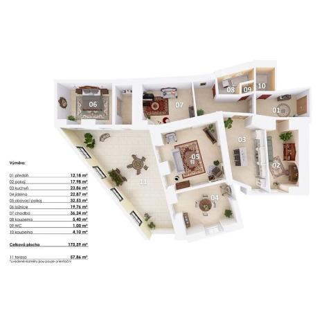 Prodej atypického bytu, Praha - Staré Město, Jilská, 176 m2