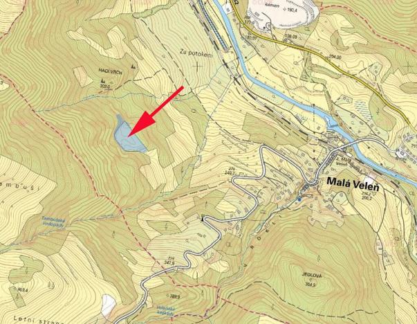 Prodej louky, Malá Veleň, 13678 m2