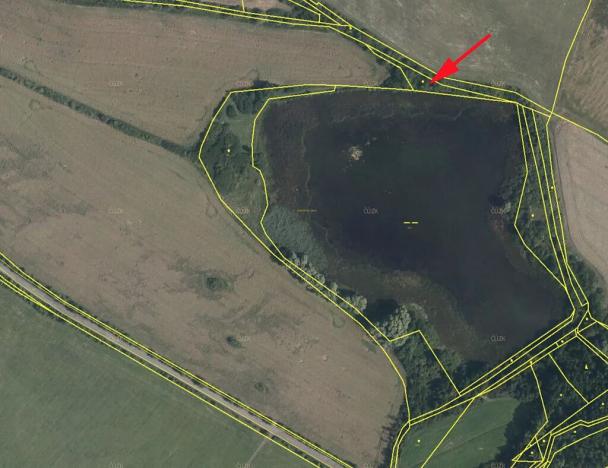 Prodej louky, Mašťov, 1371 m2