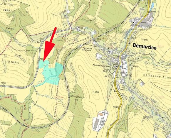 Prodej louky, Bernartice, 7104 m2