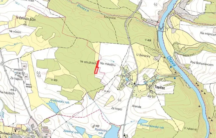 Prodej louky, Čížová, 5714 m2