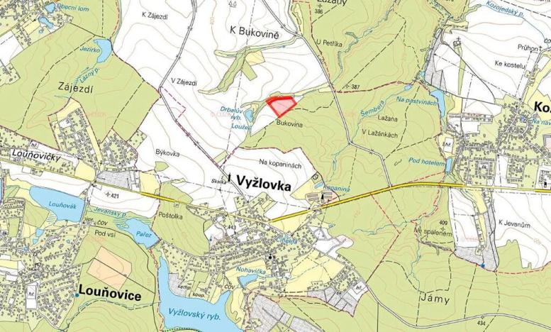 Prodej louky, Štíhlice, 22451 m2