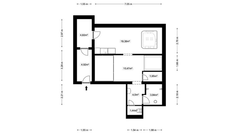 Prodej atypického bytu, Doksy, Pod Borným, 73 m2
