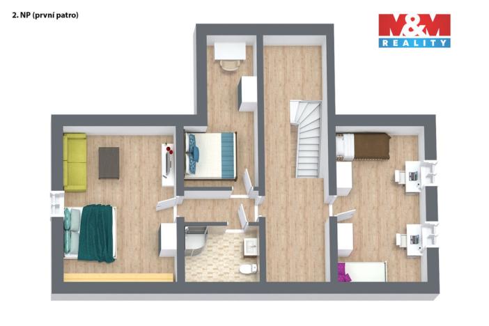 Prodej rodinného domu, Andělská Hora, 200 m2