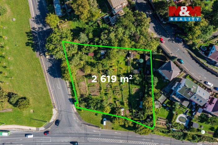 Prodej pozemku pro bydlení, Ústí nad Labem - Střekov, 2619 m2