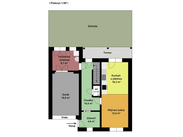 Prodej rodinného domu, Kunštát, Sportovní, 150 m2