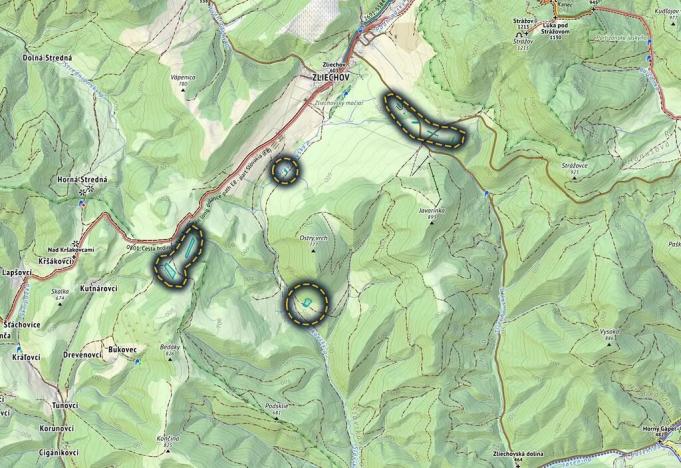 Prodej pole, Zliechov, Slovensko, 25818 m2