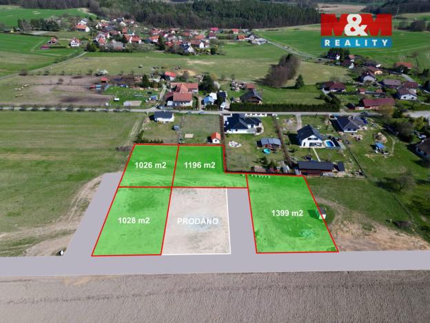 Prodej pozemku pro bydlení, Hřibiny-Ledská - Hřibiny, 1399 m2