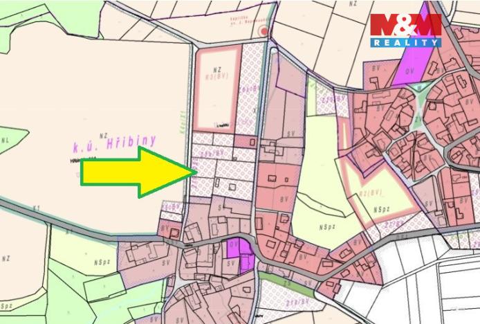 Prodej pozemku pro bydlení, Hřibiny-Ledská - Hřibiny, 1399 m2