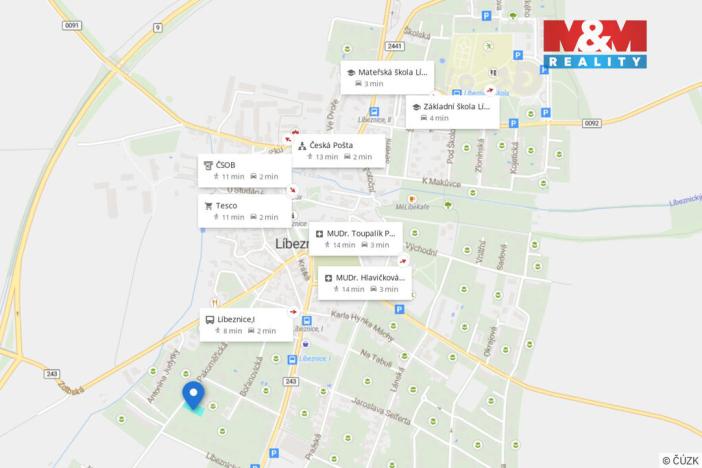 Prodej pozemku pro bydlení, Líbeznice, 1015 m2