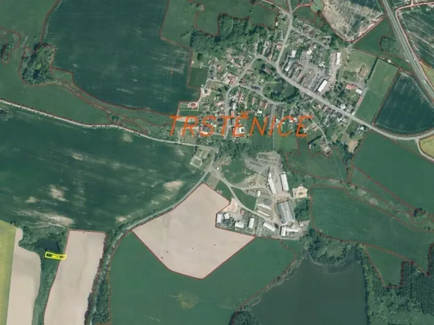 Dražba pozemku, Trstěnice, 1109 m2