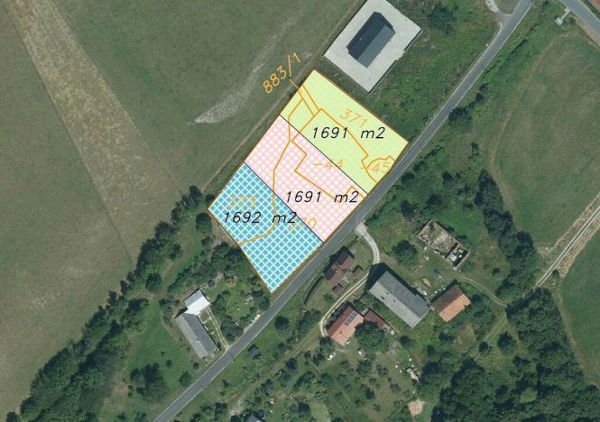 Prodej pozemku, Javorník - Horní Hoštice, 1691 m2