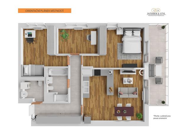 Prodej bytu 4+kk, Praha, Zvěřinova, 108 m2