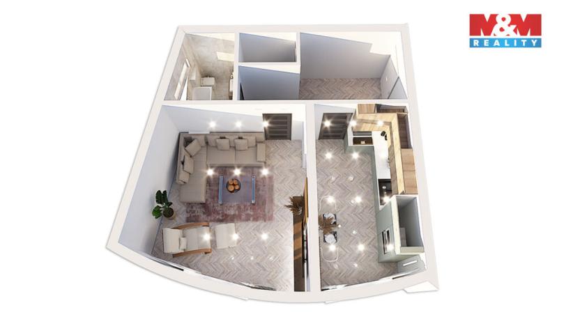 Prodej bytu 1+1, Ostrava - Moravská Ostrava, Nádražní, 52 m2