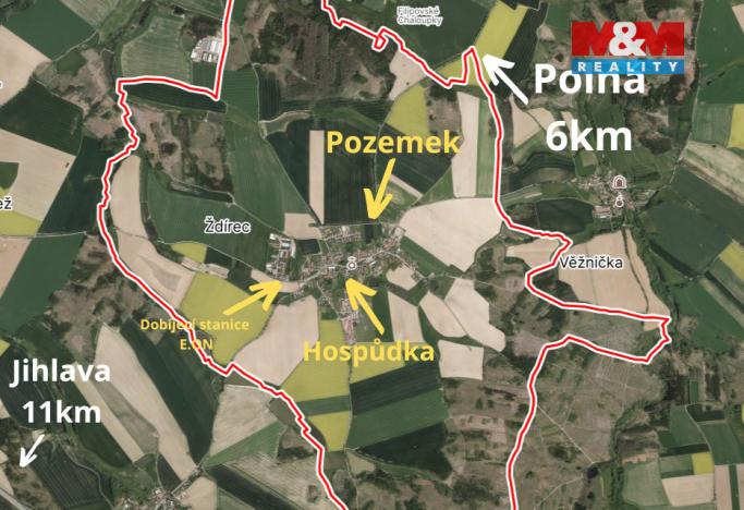 Prodej pozemku pro bydlení, Ždírec, 1171 m2