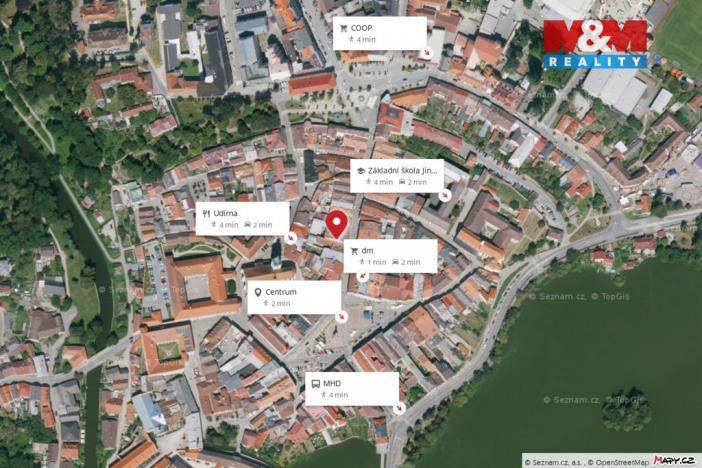 Prodej bytu 2+1, Jindřichův Hradec - Jindřichův Hradec I, Panská, 86 m2