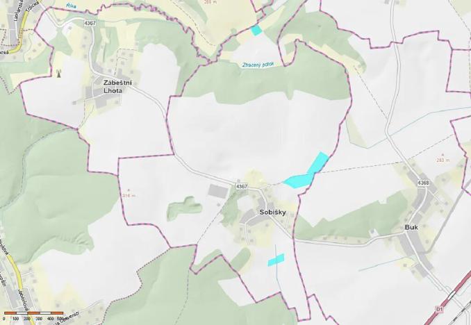 Prodej pole, Sobíšky, 42910 m2