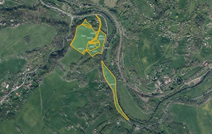 Prodej louky, Valkeřice, 64532 m2