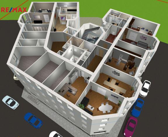 Prodej činžovního domu, Ostrava - Moravská Ostrava, Nádražní, 1800 m2