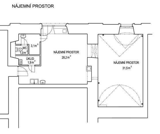 Pronájem obchodního prostoru, Brandýs nad Labem-Stará Boleslav, Boleslavská, 66 m2