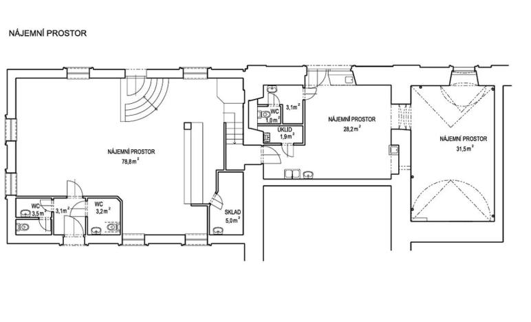 Pronájem obchodního prostoru, Brandýs nad Labem-Stará Boleslav, Boleslavská, 160 m2