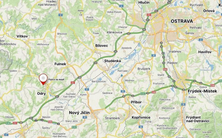 Prodej pozemku, Odry, 574 m2