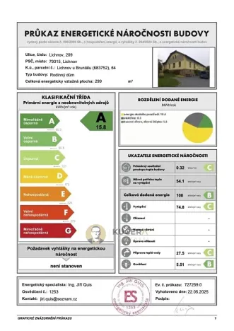 Prodej rodinného domu, Lichnov, 672 m2