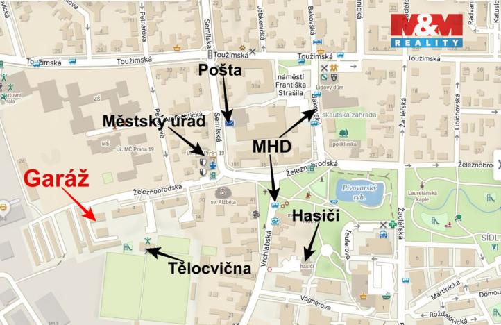 Prodej garáže, Praha - Kbely, 18 m2