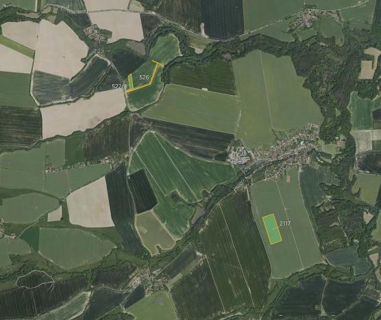 Prodej pole, Chlístovice, 71824 m2