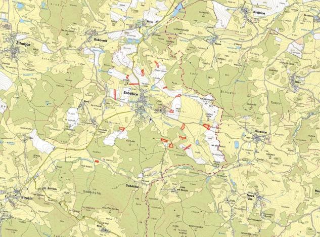 Prodej louky, Soběšice, 111740 m2