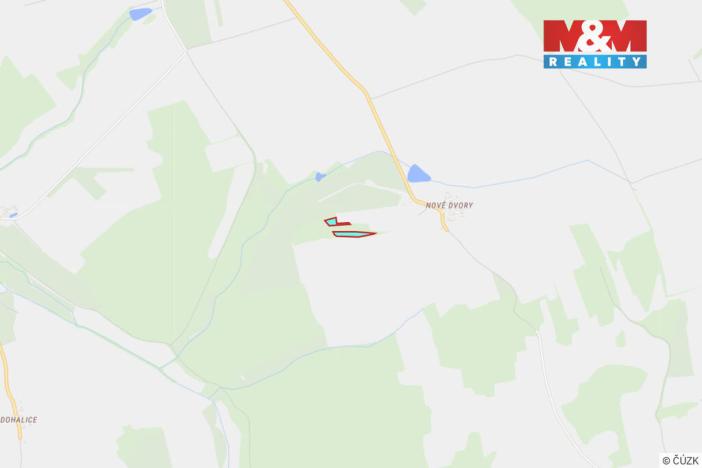 Prodej lesa, Močerady - Nové Dvory, 6098 m2