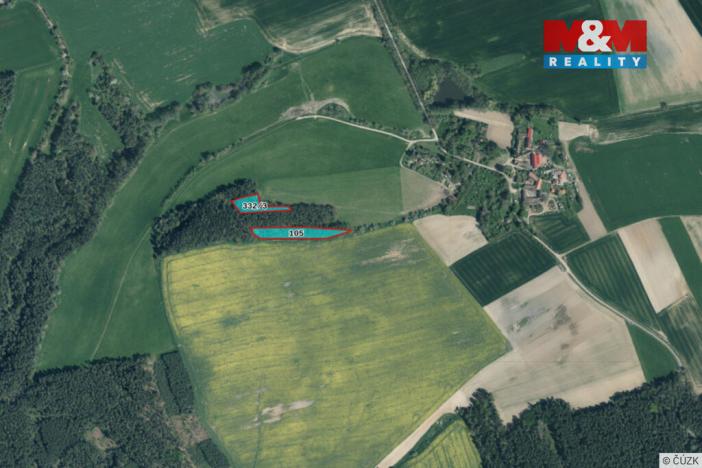 Prodej lesa, Močerady - Nové Dvory, 6098 m2