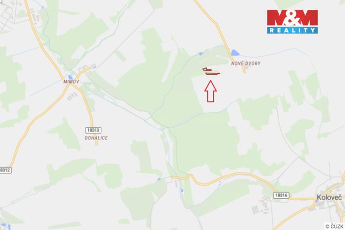 Prodej lesa, Močerady - Nové Dvory, 6098 m2