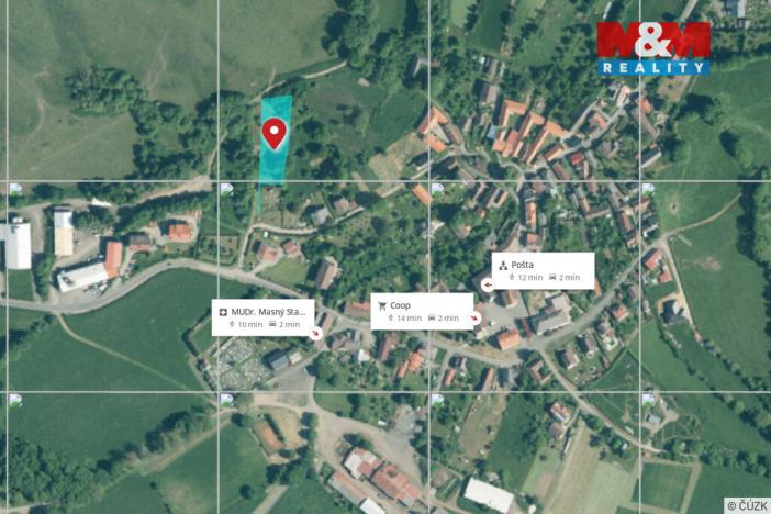 Prodej louky, Strašín, 2200 m2